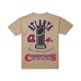 thumbnail image 3 of Men's Mitchell & Ness  Cream Atlanta Braves Legacy Defined T-Shirt, 3 of 3