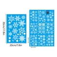 thumbnail image 3 of Less Than 5 Stickers 9PCS Christmas Electrostatic Snowflake Stickers PET Blue Bottom Paper Wall Stickers Christmas Snowflake Window Glass Door and Window Stickers, 3 of 8