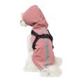 thumbnail image 2 of Redempat Dog Raincoat With Harness Hooded Convenient And Stylish Protection Reflective pink S, 2 of 6