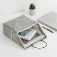 thumbnail image 4 of PVCS Bathroom Hanging Bag Storage Bag Wall-mounted Fabric Desktop Storage Bag for Home, 4 of 7