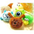 thumbnail image 2 of Pet Dog Plush Toy Electric Bouncing Ball Various Animal Head Sound Vibration Anti-bite Toy Ball-8, 2 of 3