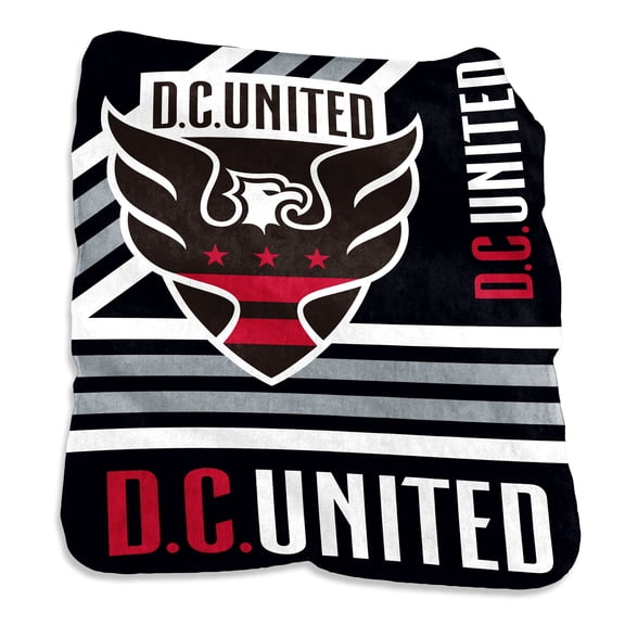 D.C. United 50'' x 60'' Plush Raschel Throw
