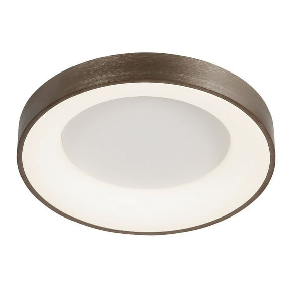 Justice Design Group Acr-4052-Opal Acryluxe 24" Wide Led Flush Mount Ceiling Fixture -