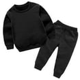 thumbnail image 5 of Baby Girl Outfit Long Sleeve Heart Print Sweatshirt Jogger Pants 2pcs Baby Girls Clothes, 5 of 5