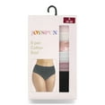 thumbnail image 3 of Joyspun Women's Cotton-Blend Brief Panties, 6-Pack, Sizes S-XXXL, 3 of 9