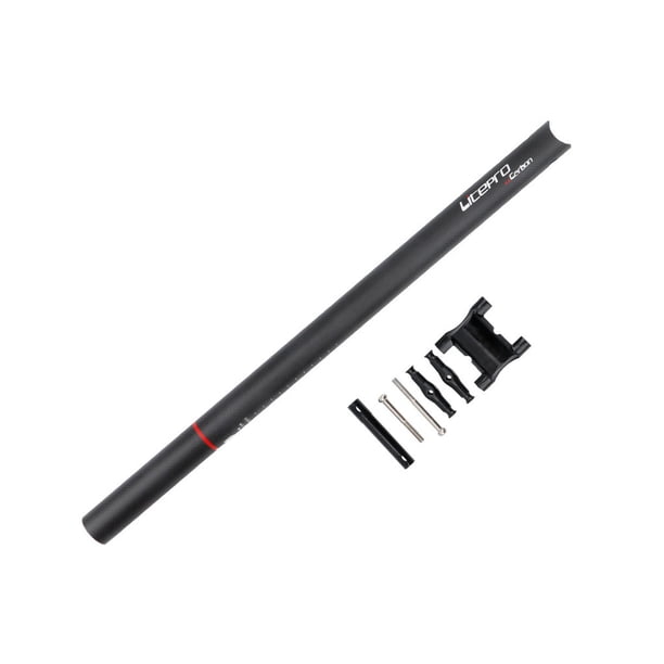 Greeniant Tija de sillín mate, tubo de asiento ligero plegable, varillas de asiento impermeables, gran capacidad de carga para bicicleta de Ciclismo Mate