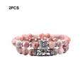 thumbnail image 3 of kurtrusly Alliage Minimaliste en Pierre Naturelle Idée de Cadeau pour le Style Polyvalent Durable Bracelets Réseau Rouge, 3 of 6