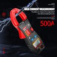 thumbnail image 4 of ANENG ANENG CM80 Smart Key Operation Clamp Meter with Non-Contact 500A Large Current, 4000 Counts, Multifunctional Automatic Range, LCD Backlight Display - Red, 4 of 7
