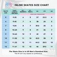 thumbnail image 5 of C7skates Sunrise Spark Nostalgic Adult Inline Skates For Women and Adult, Size 7, 5 of 6