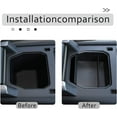 thumbnail image 2 of TINKI Car Center Console Armrest Storage Box for Land Rover Defender 110 2020 2021 2022 2023 ABS Plastic，Black, 2 of 8