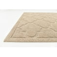 thumbnail image 3 of Rugs.com Lattice Shag Collection Rug – 9' x 12' Beige Shag Rug Perfect For Living Rooms, Large Dining Rooms, Open Floorplans, 3 of 7