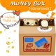 thumbnail image 2 of Hucha para robar dinero con forma de gato, alcancía para niños, hucha para ahorrar dinero, robo automático de dinero con habla inglesa, regalo creativo (gato de la suerte), 2 of 5