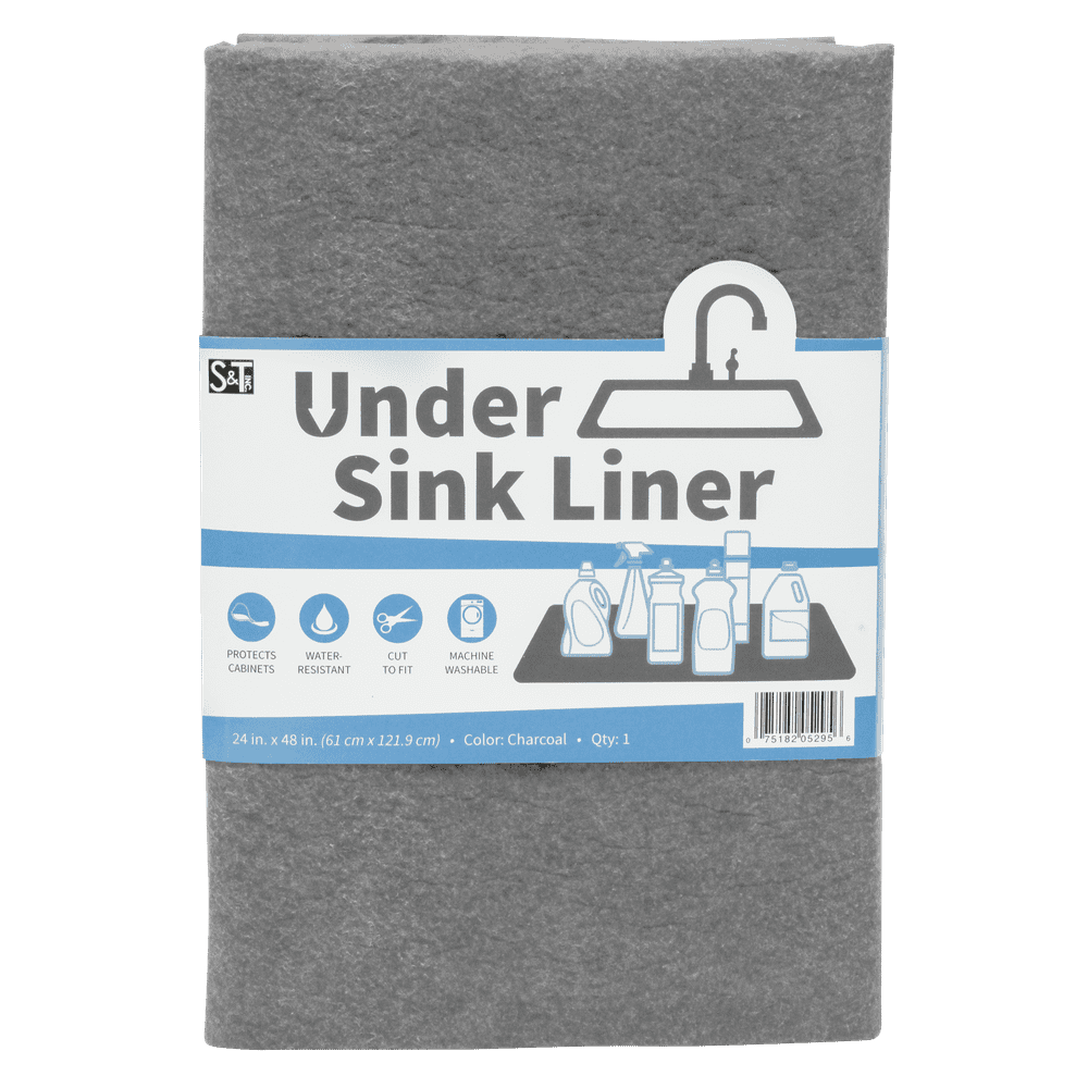 Under Sink Liner 24" x 48" Grey