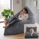 thumbnail image 2 of MAGMALIFE Sofá Puff Extra Grande 3 En 1, Espuma Memory Foam y Funda Suave, 2 of 8