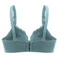 thumbnail image 4 of Women's Push Up Lace Bra Padded Add 2 Cups Support Underwire Lift Up Deep V Bra for Women Blue 46, 4 of 6
