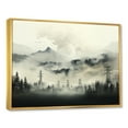 thumbnail image 2 of Designart "Stormy Mountains With Ebony Edges Of Power Lines" Power Lines Floater Framed Wall Art Prints, 2 of 5