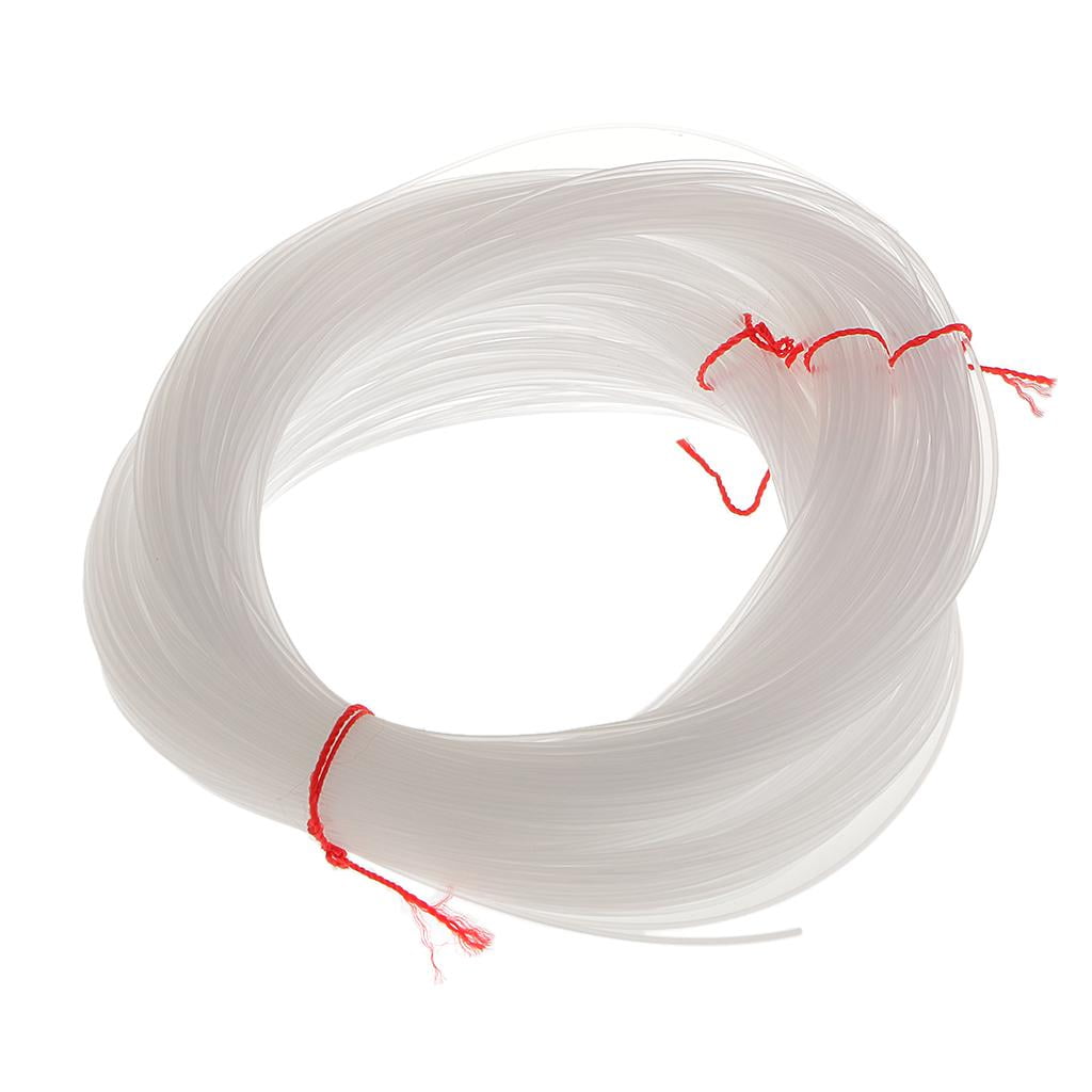 Clear Nylon String Cord, 1 Roll 0.2mm / 142yd Nylon Thread Clear Fishing  Line Craft String for Hanging Ornaments