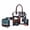 Green, variant on Green 6 Pcs PU Leather Composite Shoulder Handbag Set