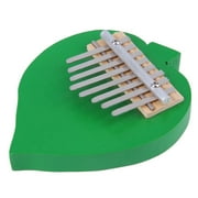Christmas Toy Gifts for Kids New Peach Heart Shaped 8 Keys Kalimba Mbira Thumb Piano Likembe Sanza Green