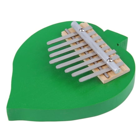 Christmas Toy Gifts for Kids New New Peach Heart Shaped 8 Keys Kalimba Mbira Thumb Piano Likembe Sanza Green