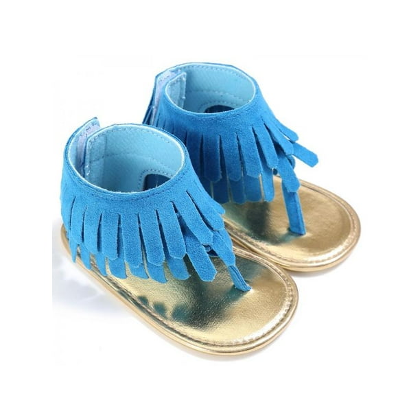 Fymall Infant Baby Girls Tassel Sandal Summer Shoes Antislip Newborn Prewalker 018 Months