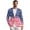 American Flag Pattern, variant on Tie Dye Graffiti Print Elegant Suit Jacket, Lightweight Polyester Classic Fit Suit Jacket for Office Casual