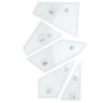 thumbnail image 1 of Acrylic Rulers,5pcs Quilting Rulers DIY Acrylic Templates Quilting Rulers Best in Class, 1 of 9