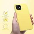 thumbnail image 6 of Dteck iPhone 11 Case, Ultra Slim Fit iPhone Case Liquid Silicone Gel Cover with Full Body Protection Anti-Scratch Shockproof Case Compatible with iPhone 11 6.1 inch, Yellow, 6 of 6