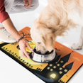 thumbnail image 2 of Pumpkin Spooky Dog Mat for Food and Water Happy Halloween Absobing Durable 17x30 Inch Cat Food Mat Dog Feeding Mat EcoFriendly Durable Pet Placemat, 2 of 7