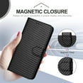 thumbnail image 3 of Case for Samsung Galaxy A13 5G Wallet Cover, Kickstand PU Leather Magnetic Protective Flip Lanyard Cover with [RFID Blocking] [Card Slots]  [Wrist Strap] [TPU Interior Shockproof], Black, 3 of 12