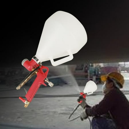 Walfront Hopper Spray Gun Ceiling Wall Texture Air Hopper Spray Gun Drywall Render Plaster Painting Air Paint Spray Gun