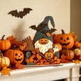 thumbnail image 4 of CSEONE Halloween Decoration Indoor, 2D Halloween Pumpkin Ghost Table Decor, Wooden Standee Mantel Shelf Decoration, Flat Halloween Decor for Festive Party Display, C, 4 of 7
