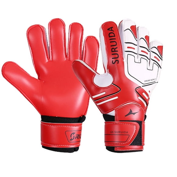 Equipamiento de fútbol profesional Guantes de portero Guantes de portero con protección para los dedos Antideslizantes Resistentes al desgaste Entrenamiento Adultos Jóvenes