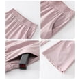 thumbnail image 6 of zbxnLI 5-15 Years Girl's Flared Leg Pants Elastic Waisted Slim Casual Pants Outdoor Sports Comfy Trousers with Pockets, 6 of 6