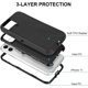 thumbnail image 2 of Funda para iPhone 11, resistente, de alto impacto, resistente, a prueba de golpes, de goma híbrida, resistente, duradera, cubierta protectora de cuerpo completo de 3 capas para iPhone 11 de 6,1 p, 2 of 5