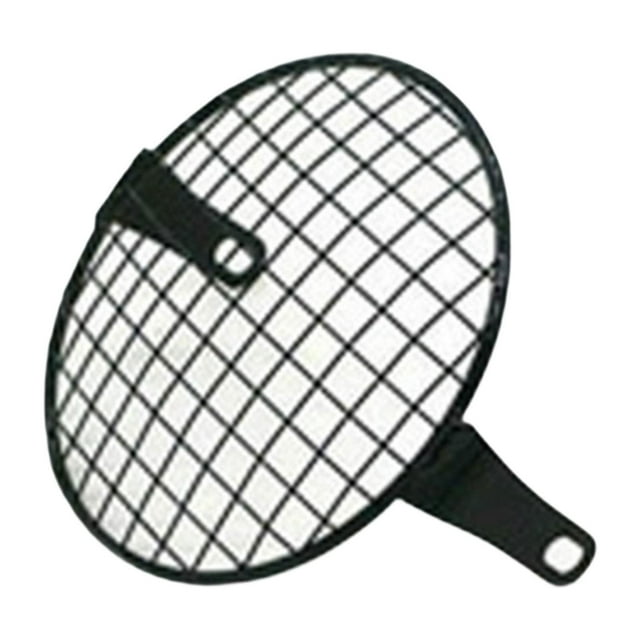 Cubierta protectora para faros de motocicleta, accesorios redondos, rejilla de malla, montaje lateral para Estilo A