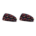 thumbnail image 1 of sweethay Diadema Navidad Estampado floral Deportes Banda para la cabeza Sombreros de cara Diademas Accesorios para peinados para Sporting Tipo 4 tipo 4 2Conjunto, 1 of 6