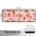 thumbnail image 5 of Kitchen Rugs Sets Of 2,Strawberry Plants Fruit Flowe Anti Fatigue Kitchen Mat Rugs Non Slip Washable,Decorative Kitchen Floor Mats for Kitchen,Sink,Laundry,17"x47"+17"x47", 5 of 5