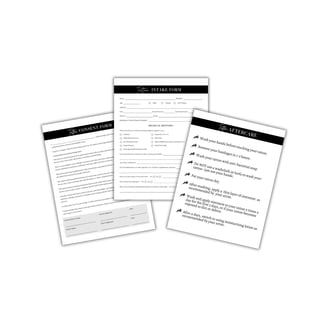 Glp1 Intake Forms Bundle Facial Intake, Consent, And Aftercare Form 75 Pack X 11