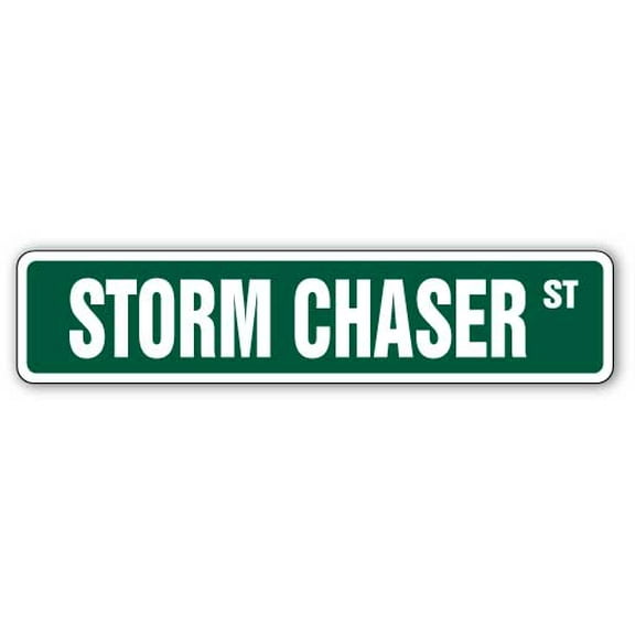 SignMission SS-Storm Chaser 4 x 18 in. Storm Chaser Street Sign
