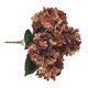 thumbnail image 3 of Ramo de flores artificiales de 5 cabezas, simulación, decoración floral, decoración de la oficina en casa, flor falsa, negro rojo Eigraketly HA8204-01B, 3 of 6