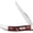 Red, variant on Case Small Red Bone Texas Toothpick Pocket Knife