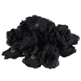 thumbnail image 4 of 20 Pcs Black Rose Artificial Silk Flower Party Wedding House Office Garden Decor DIY, 4 of 5