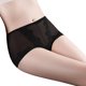 thumbnail image 4 of Gibobby Braguita cintura alta cintura alta cintura encaje malla sexy cintura delgada delgada ropa interior(Negro， XXL), 4 of 5