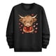 thumbnail image 3 of Ceisia Men's Regular-Fit Crew-Neck Heart-Yak Printed Casual Sweatshirt Gift, 3 of 6