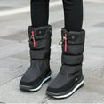 thumbnail image 6 of Women's Boots Winter Solid Color Thick Soled Protective On Boots, 6 of 9