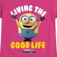 thumbnail image 3 of Despicable Me Minions - Living The Good Life - Toddler & Youth Girls Short Sleeve Graphic T-Shirt, 3 of 5