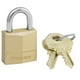 thumbnail image 1 of Candado Master Lock 120D de latón con llaves diferentes, 1 of 5