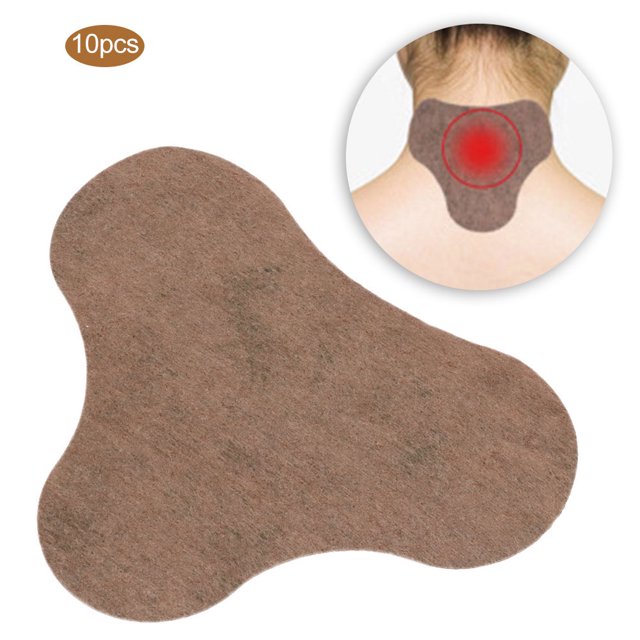 Pegatina para aliviar el dolor, 10 piezas, parche de moxibustión para la vértebra cervical, parche cálido para la vértebra cervical, parche de moxa para la vértebra cervical, valor excepcional