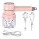 thumbnail image 1 of Batidora de mano, batidora eléctrica inalámbrica, batidora portátil multialimentos para mezclar huevos, batir crema y picar ajo, 1 of 6